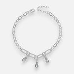 Pulsera Eslabones Cristales Hecho con Swarovski®