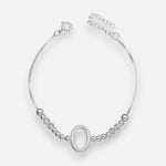 Pulsera Ovalo Esferas Hecho con Cristal Swarovski® Tornasol