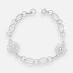 Pulsera Flores Óvalos