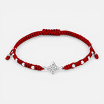 Pulsera Hilo Rojo Ajustable Nudo de Brujas