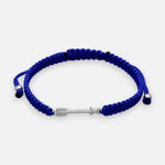 Pulsera Hilo Azul Ajustable Flecha