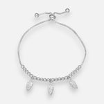 Pulsera Ajustable Esferas Plumas