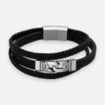 Pulsera Acero Quirúrgico Trenzada Eslabón Celta