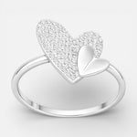 Anillo Corazones Circones Pavé