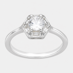 Anillo Hexágono Circones Baguette