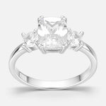 Anillo Trilogía Circón Baguette