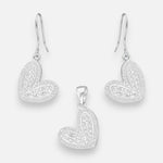 Conjunto Corazón Circones Baguette