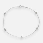 Tobillera Cola de Topo Esferas Satinadas