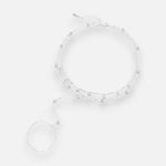 Tobillera Árabe Anillo Esferas Cristales Hecho con Swarovski®