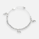 Tobillera Delfines Cristales Hecho con Swarovski® Tornasol