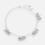 Tobillera Cristales Hecho con Swarovski Tornasol