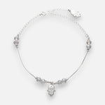 Tobillera Mano de Fátima Cristales Hecho con Swarovski®