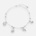 Tobillera Chiches Marinos Cristales Hecho con Swarovski® Tornasol