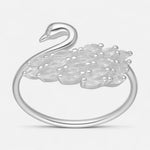Anillo Cisne Circones Baguette 16