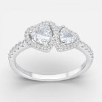 Anillo Corazones Circones Pavé 14