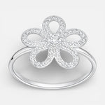 Anillo Flor Circones 18
