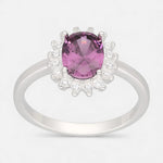 Anillo Lady Circón Amatista 10