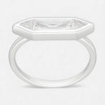 Anillo Péndulo Circón Baguette 12