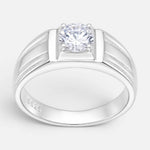 Anillo Sello Circón 22