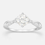Anillo del Deseo Moissanita y Circones 15