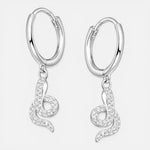 Argolla Huggie Serpiente Circones 11 mm