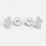 Aro con Tope Cruz Circones 7x6 mm