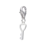 Colgante con Broche Llave Corazón