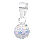 Colgante Esfera Hecho con Cristal Swarovski® Tornasol 6 mm