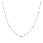 Collar Choker Ajustable Singapur con Esferas