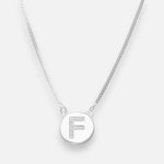 Collar Círculo Letra F Circones