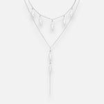 Collar Doble Cascada Rayos