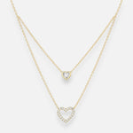 Collar Doble Corazones Circones