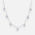Collar Lluvia Cristales Hecho con Swarovski