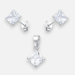 Conjunto Circón 6x6 mm