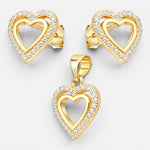 Conjunto Corazones Circones 12 mm