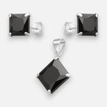 Conjunto Rombo Circón Ónix