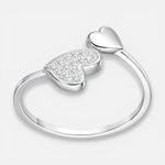Anillo Ajustable Corazones Circones
