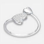 Anillo Ajustable Corazones Circones
