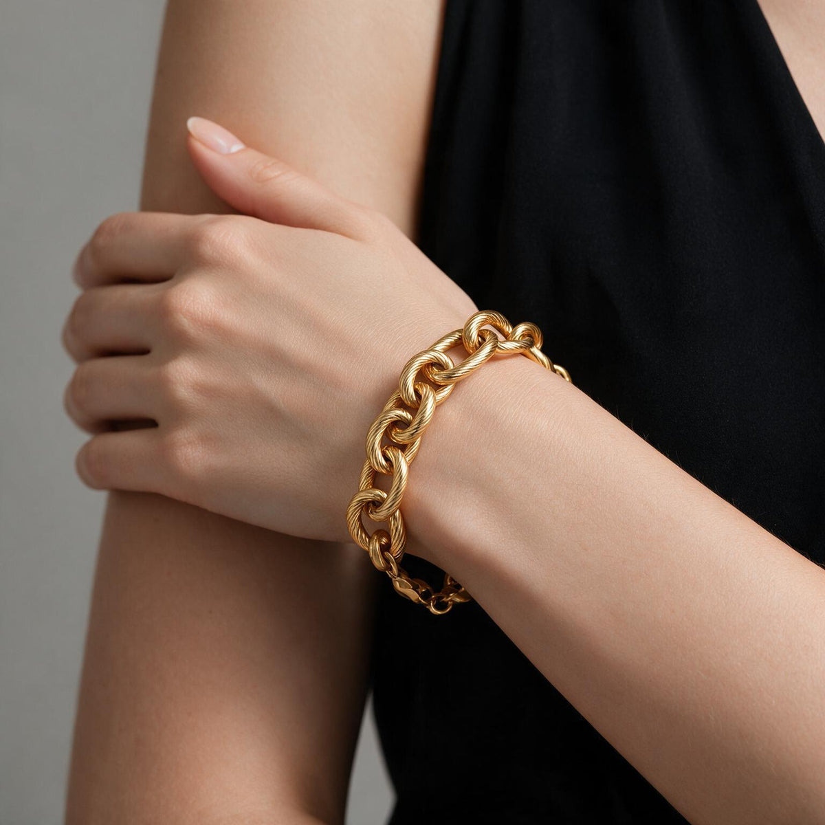 Pulsera Eslabones Entorchados