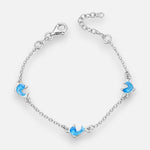 Pulsera Delfines Esmaltados 16 cm