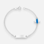 Pulsera Piocha Avioncito Esmaltado 17 cm
