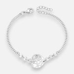 Pulsera Corazón Círculos Facetados