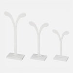 Set Palmeras Aros Blanco