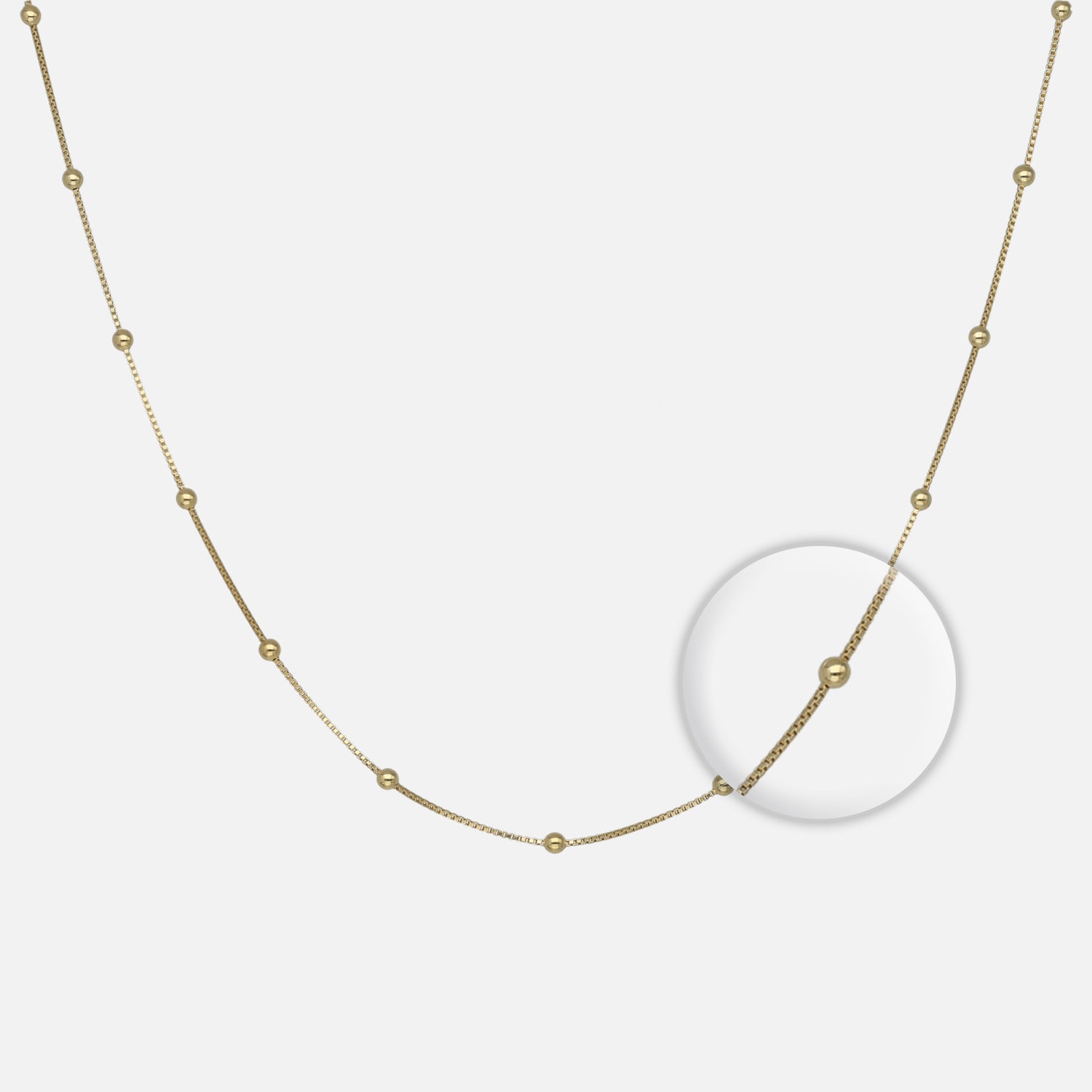 Collar Choker Veneciano con Esferas