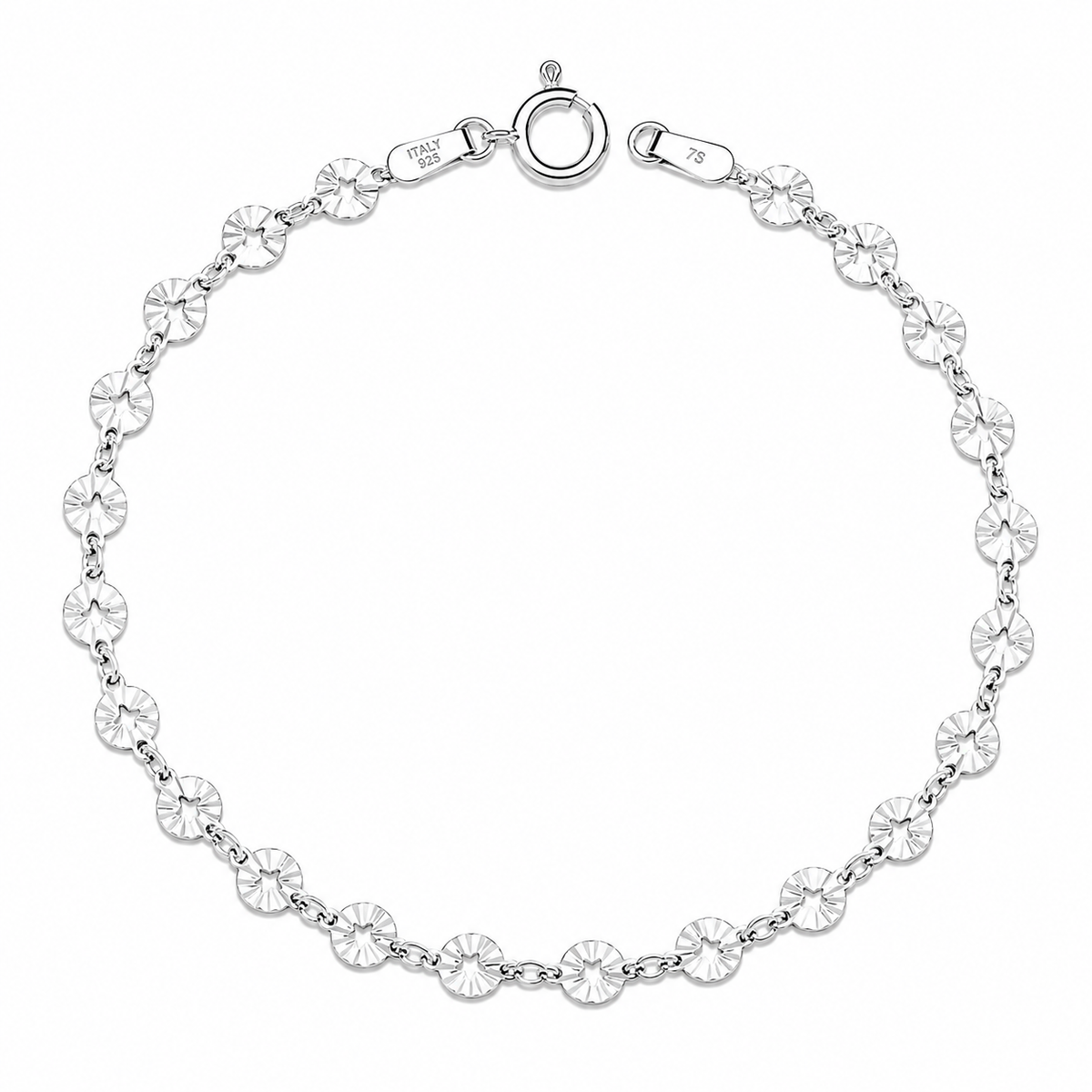 Pulsera Círculos Facetados