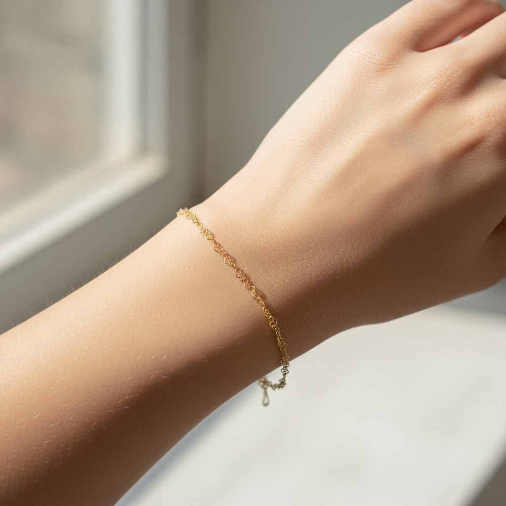 Pulsera Corazones Entrelazados