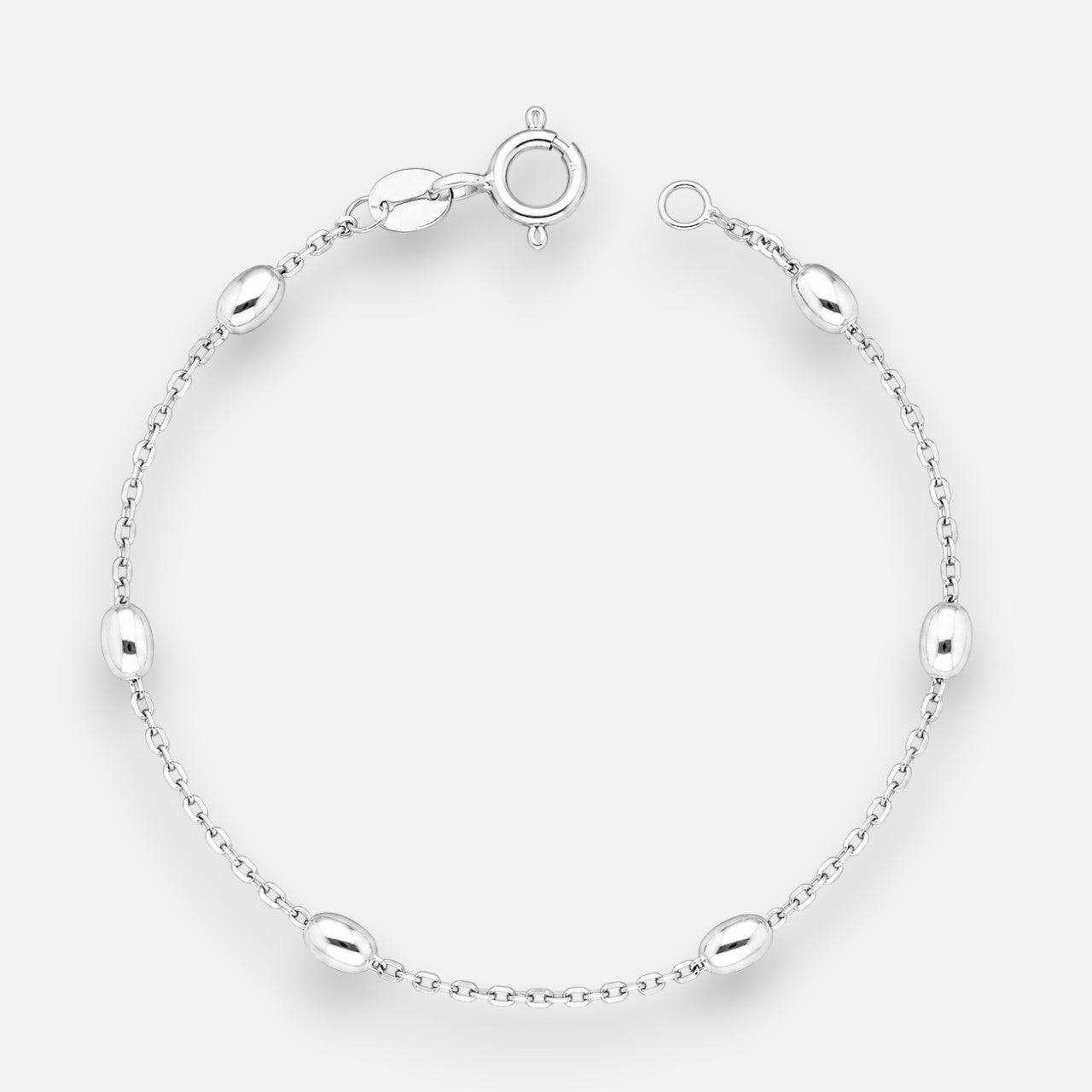 Pulsera Tradicional con Óvalos 16 cm