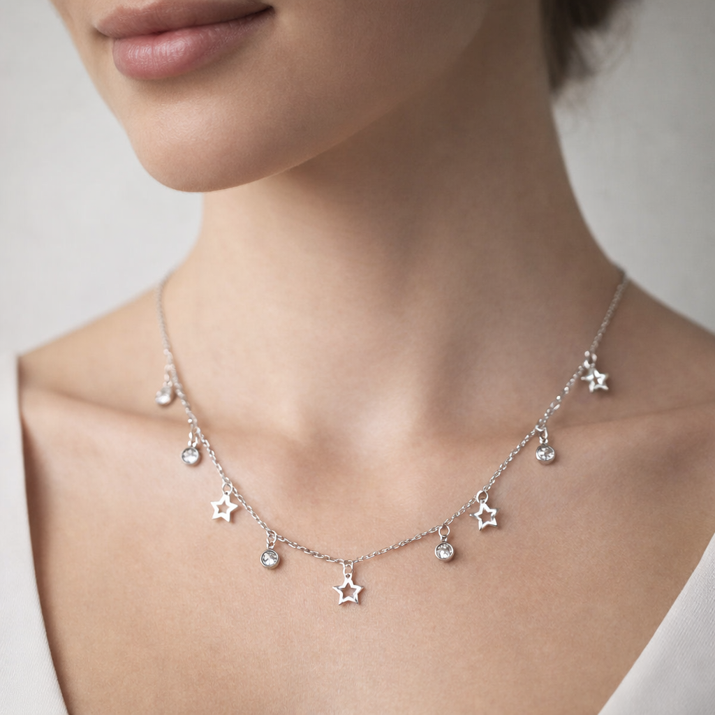 Collar Estrellas Circones