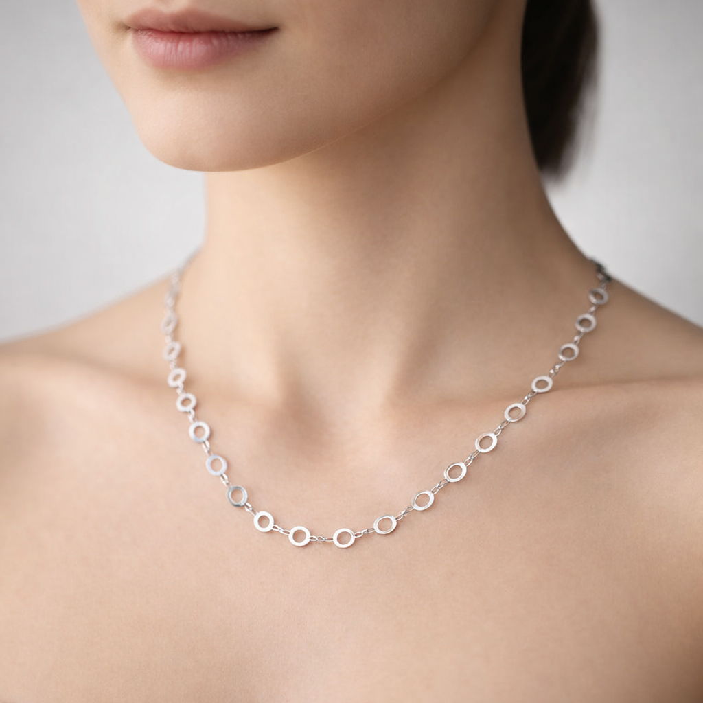 Collar Choker Ajustable Círculos