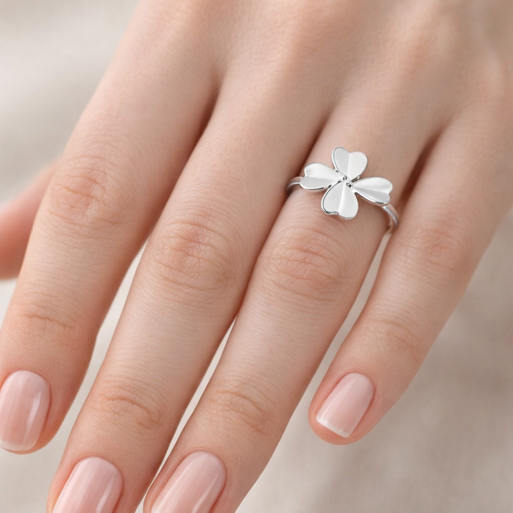Anillo Trébol 4 Hojas